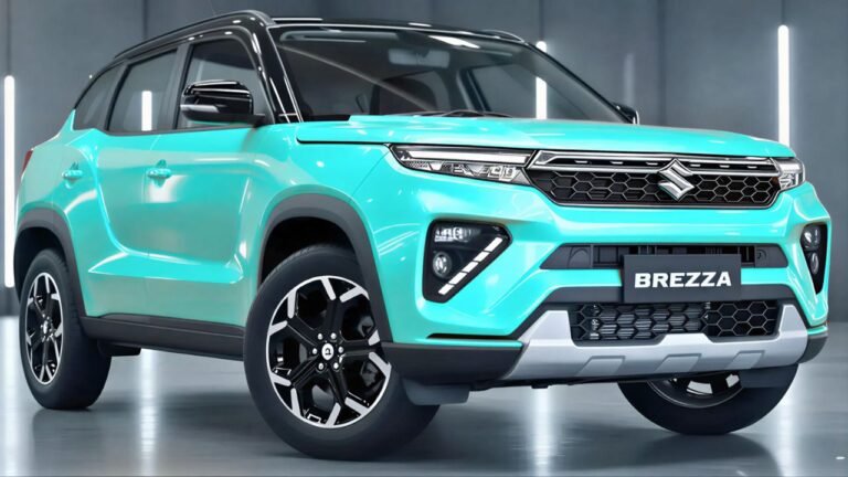 Maruti Brezza Facelift 2026: Compact SUV 42 Kmpl Mileage, Bold Design ...
